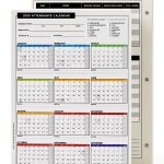Attendance Calendar Card Superfine Printing Office Forms-0