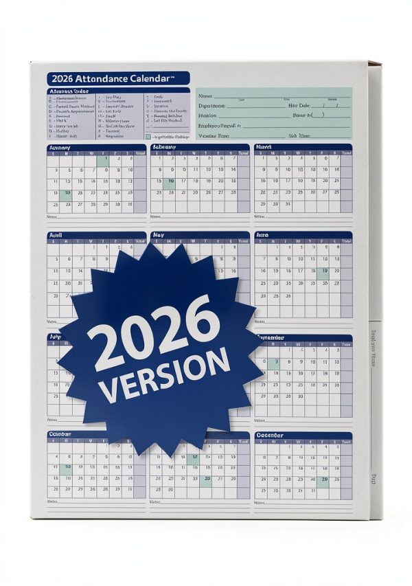 ComplyRight Attendance Calendar Card 2026 HR Management-4
