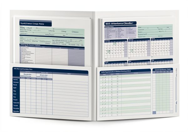 ComplyRight Attendance Calendar Card 2026 HR Management-1