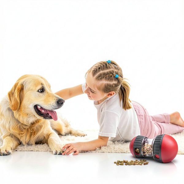 TRECKPET Dog Treat Dispenser Puzzle Feeder Interactive Toy-2