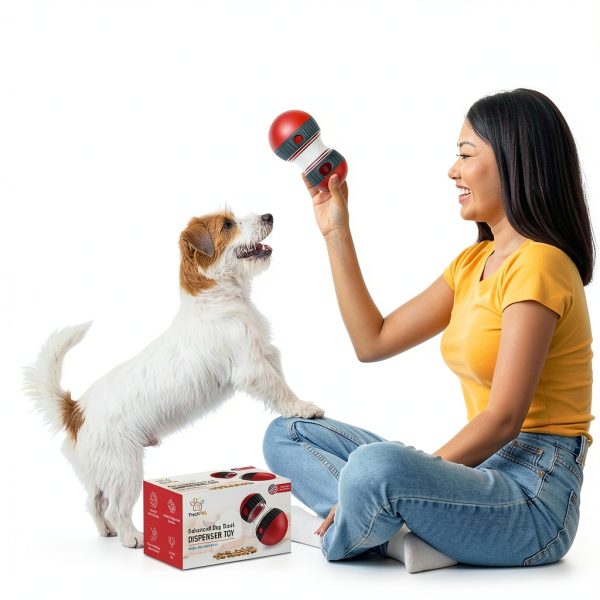 TRECKPET Dog Treat Dispenser Puzzle Feeder Interactive Toy-3