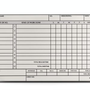 Rediform Timekeeping Book Weekly Employee Records Office-0