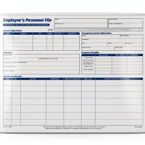 Adams Personnel Folders Blue White Paper Side Release-0