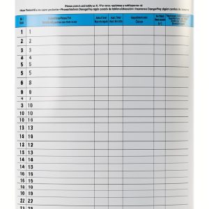 Tabbies Blue Rectangular Personnel Forms Office Products-0