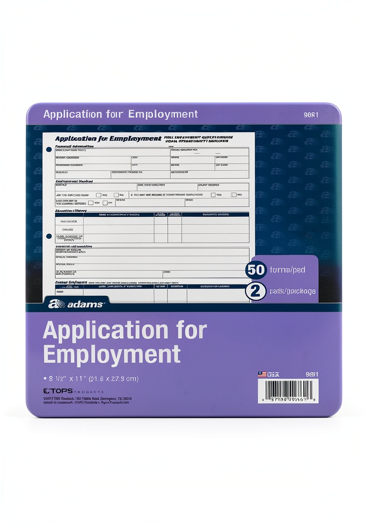 Adams personnel forms displayed on an office desk