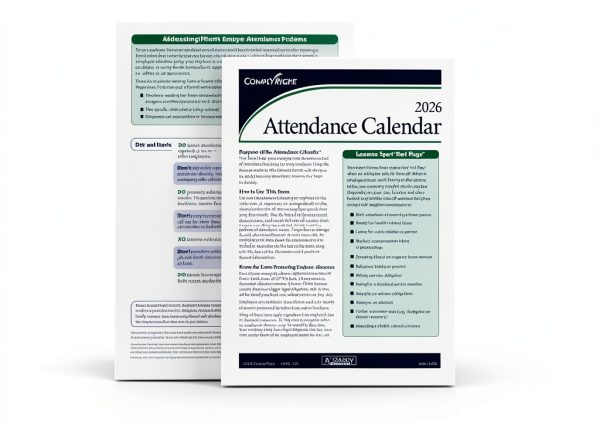 ComplyRight Attendance Calendar Kit HR Employee Management-1