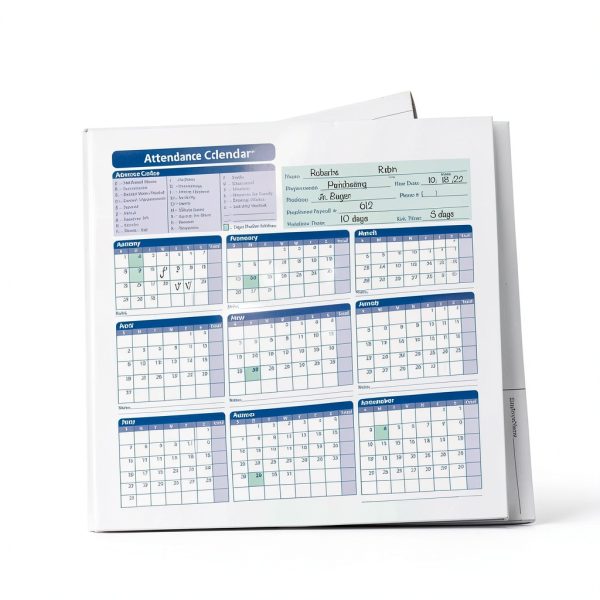 ComplyRight Attendance Calendar Card 2026 HR Management-3