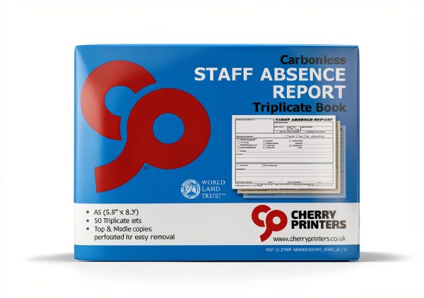 Cherry Printers Staff Absence Form ABS Material Personnel-0