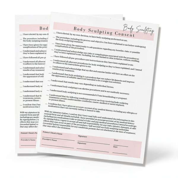 Lashicorn Consent Forms Paper Client Intake Aftercare-2