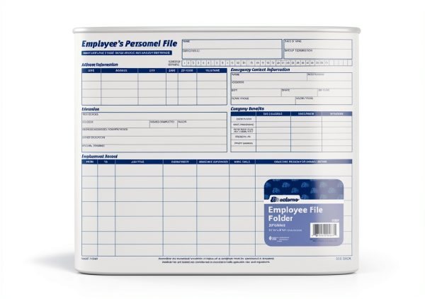 Adams Personnel Folders Blue White Paper Side Release-2