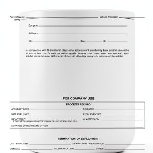 J J Keller Employment Application Paper Forms 25 Pack-0