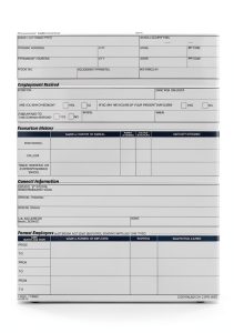 Tops Personnel Forms Employment History References Education-0