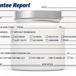 Tops Absence Report Form White Paper Personnel Management-0