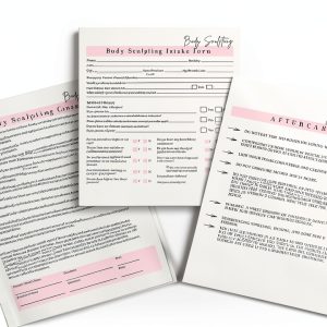 Lashicorn Consent Forms Paper Client Intake Aftercare-0