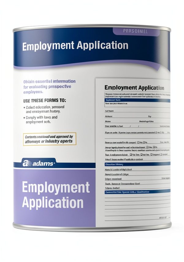 Adams Personnel Forms White Paper HR104 Employee Records-0
