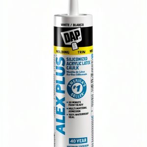 DAP Alex Plus White Paintable Caulk Silicone Acrylic-0