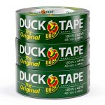 Duck Duct Tape 6 Roll Vinyl Tape 45 Yard Silver Strong Waterproof-0