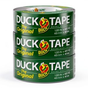 Duck Duct Tape 6 Roll Vinyl Tape 45 Yard Silver Strong Waterproof-0