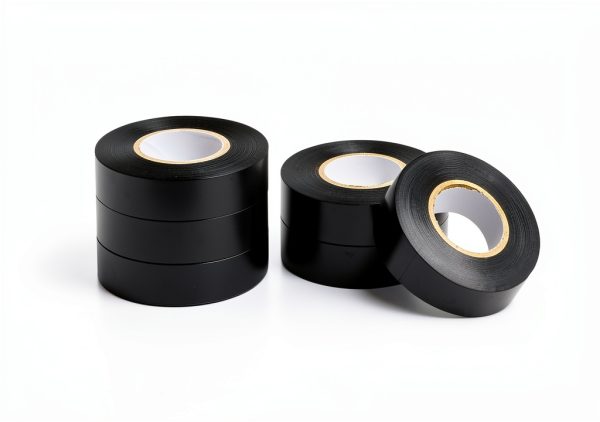 Amazon Basics 3/4in Black Vinyl Electrical Tape Pack of 6 Rolls 60ft-1