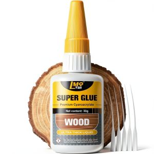 LMQ LASH Wood Glue 2oz Thick Fast Drying Waterproof Cyanoacrylate-0