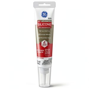 Silicone Caulk White 1 Pack Henkel Waterproof Low Odor Sealant-0