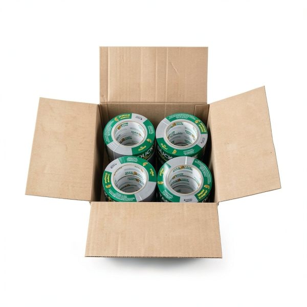 Duck Brand Duct Tape 6 Rolls 1.88in x 60yd Waterproof Silver-4