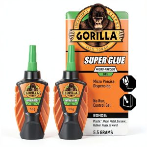 Gorilla Super Glue Micro Precise Gel Gel Formula Pack of 1 or 2-0