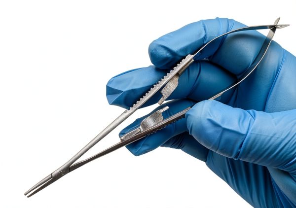 ARTMAN Instruments Castroviejo Needle Holder 5.5 Inches Straight with Lock – Precision Dental & Surgical Micro Suturing Instrument, Stainless Steel-4