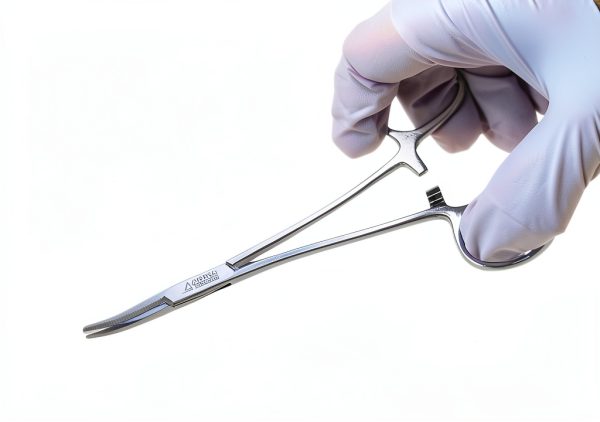 ARTMAN INSTRUMENTS Artery Forceps Set of 2 Curved & Straight 5 inches Blue Plasma Mosquitoes Precision Kelly Hemostats for Nurses, Fishing Forceps, Fly Tying, Crafts and Hobby Forceps Clamps-6