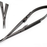 ARTMAN Instruments Castroviejo Needle Holder 5.5 Inches Straight with Lock – Precision Dental & Surgical Micro Suturing Instrument, Stainless Steel-0