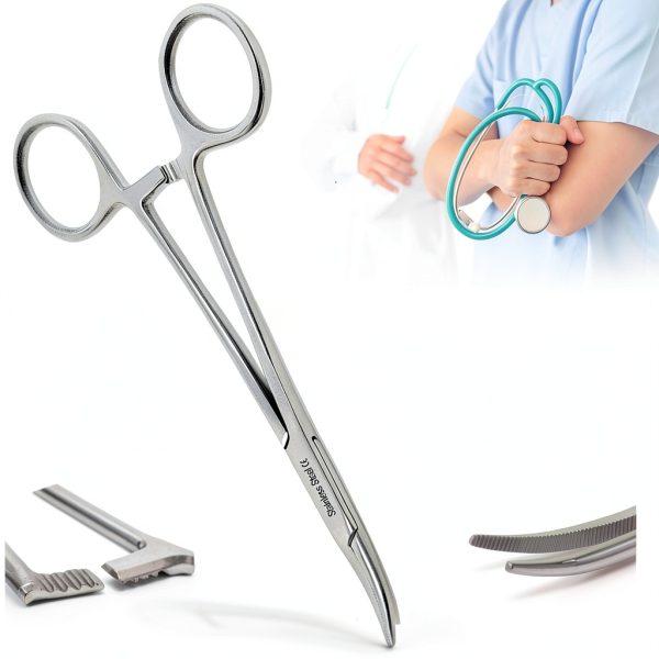 Scissors Forceps Needle Holder Set 7‑Piece Stainless Steel A2ZSCILAB-3