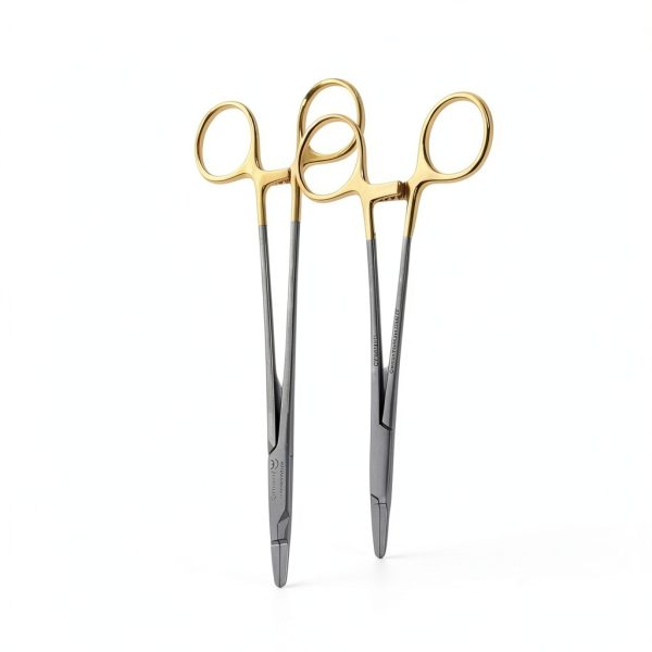 Tungsten Carbide Ryder Needle Holder WSI 6in/7in Gold Handle Steel-6