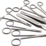 Scissors Forceps Needle Holder Set 7‑Piece Stainless Steel A2ZSCILAB-0