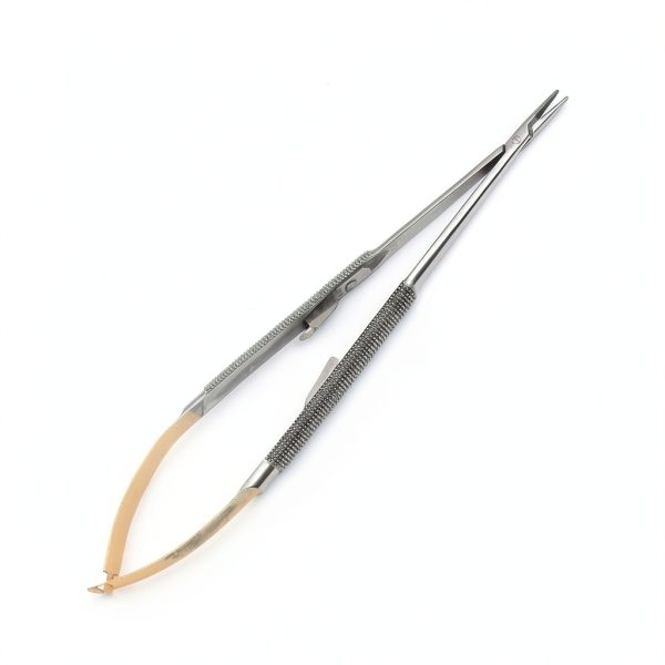 Needle Holder OdontoMed2011 7" Straight 15mm Steel Tungsten Carbide-1