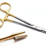 Needle Holder 1 TC Olsen Hegar 6.5" Gold Rings German Stainless Steel-0