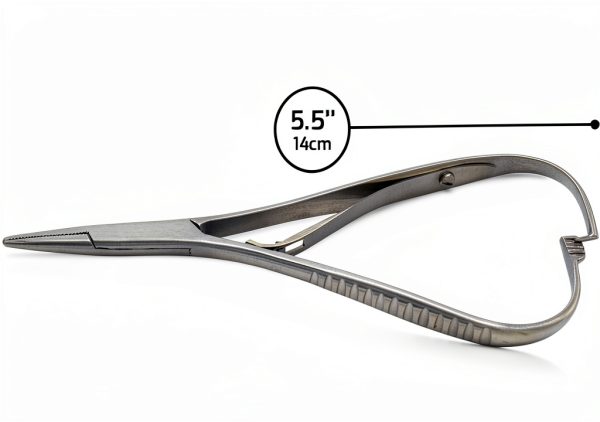 Fine Mathieu Ligature Elastic Placing Plier 5.5" DEXSUR Needle Holder-1