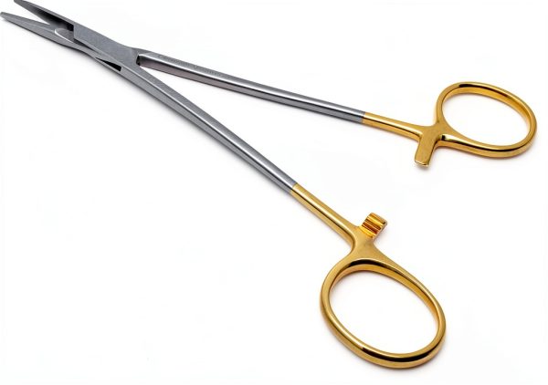 TC Mayo Hegar Needle Holder Driver 5.5" with Carbide Inserts HTI-5