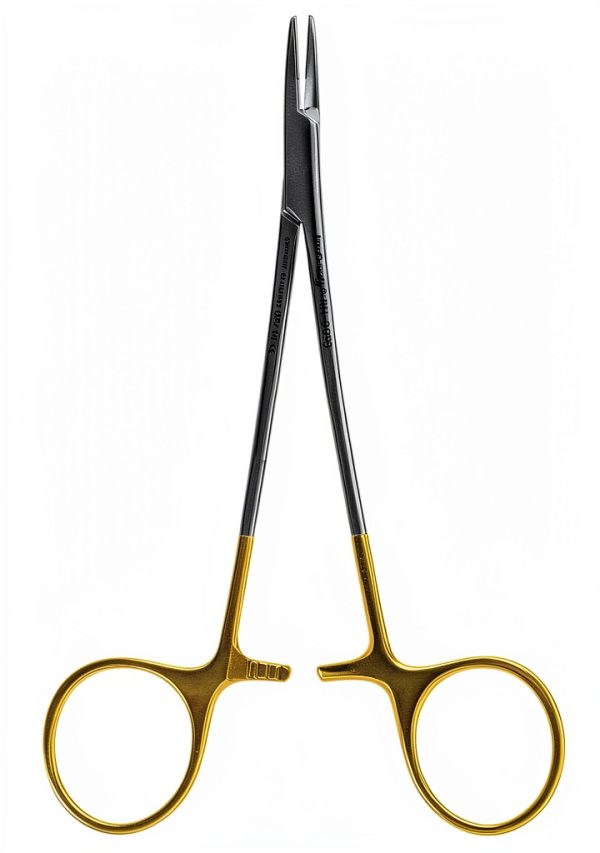 Hu Friedy Crile-Wood Needle Holder 5 inch with Tungsten Carbide Beaks-0