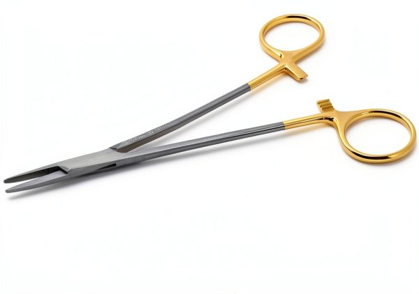 TC Mayo Hegar Needle Holder Driver 5.5" with Carbide Inserts HTI-2