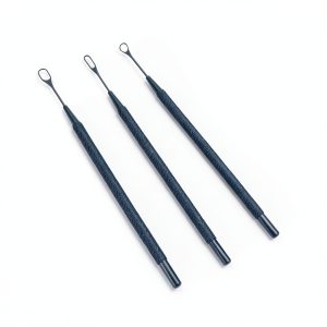 Titanium Eye Lens Loop Set 3pcs by Chaoyue Surgical Needle Holders-0